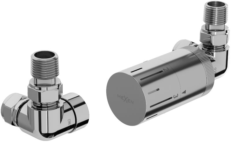 Zestaw termostatyczny osiowy Mexen G05 chrom W903-958-01 1 szt.