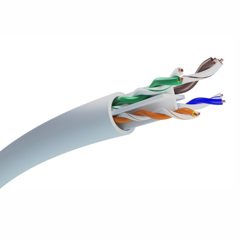 Kabel sieciowy skrętka Extralink CAT6 UTP (U/UTP) V2 Wewnętrzny 25M 1szt