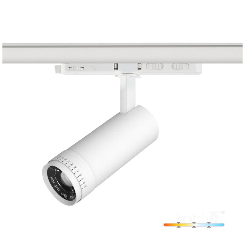 Reflektor szynowy LED Vision Kobi 30W 3cct 10-60 stopni biały 1szt.