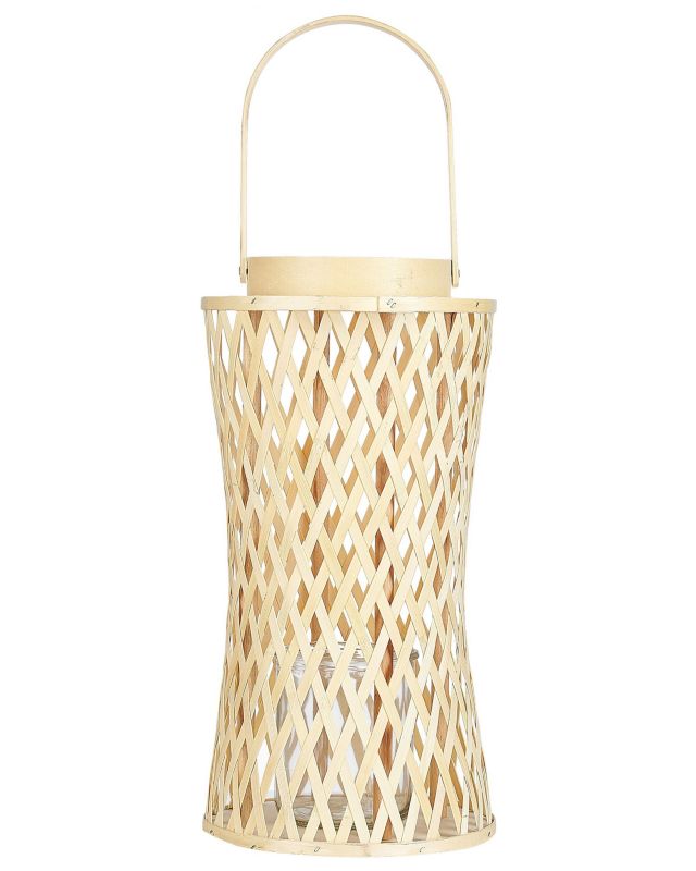 Lampion Mactan Drewno Naturalny 1 szt.