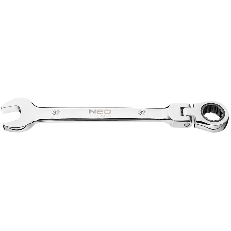 Klucz płasko-oczkowy NEO TOOLS z przegubem i grzechotką 32 mm 1 szt