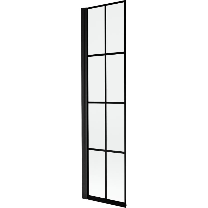 Parawan nawannowy Mexen Mist czarny 50x150 cm 1-skrzydłowy lewy 1 szt