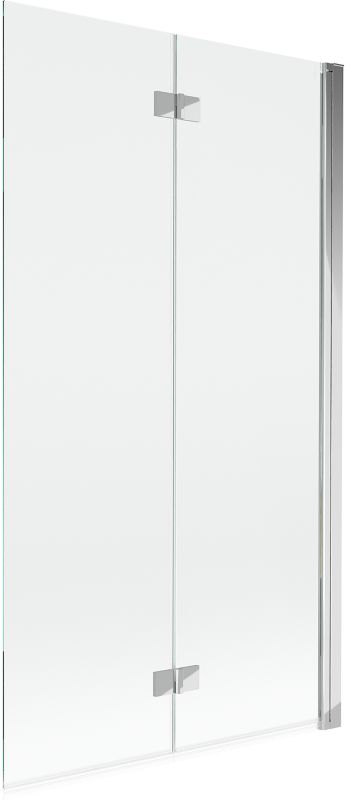 Parawan nawannowy Mexen Mist transparentny 100x150 cm prawy 2-skrzydłowy 1 szt