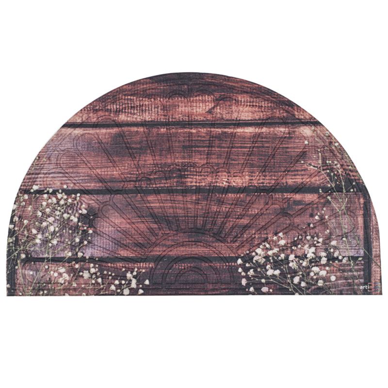 Wycieraczka materiałowa półokrągła wooden Direct Home & Garden 45x75 cm 1 szt.