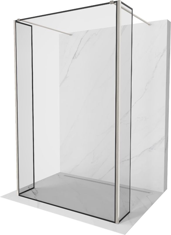 Ścianka prysznicowa Mexen Kioto czarny wzór 130x30x30 cm 800-130-030-222-97-70-030 1 szt.