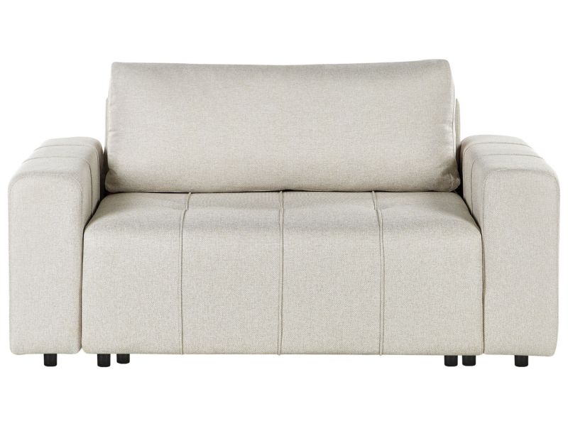 Sofa dwuosobowa Innvik Jasnobeżowy Z miejscem do przechowywania 1 szt.