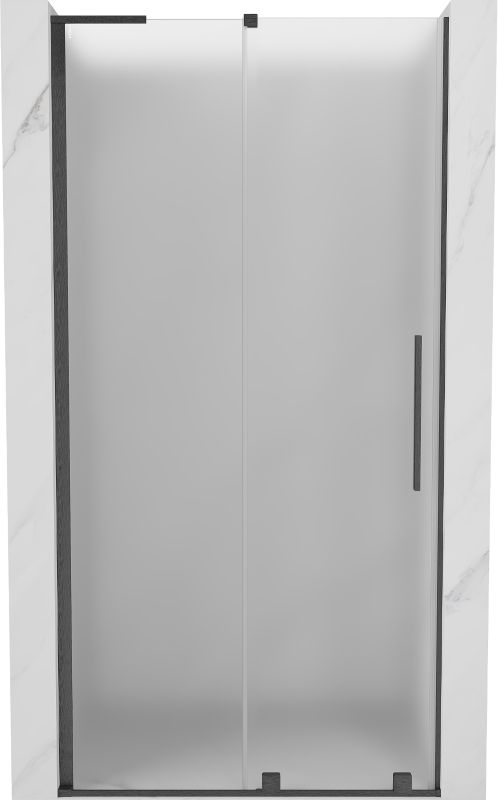 Drzwi prysznicowe przesuwne Mexen Velar L szron gun gray 90x200 cm 1 szt.