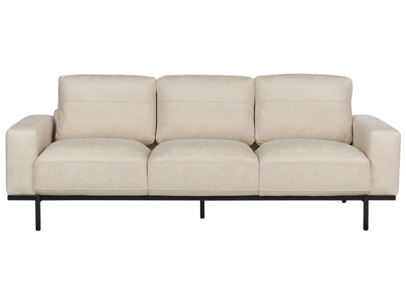 Sofa 3-osobowa kremowa Sovik 1 szt.