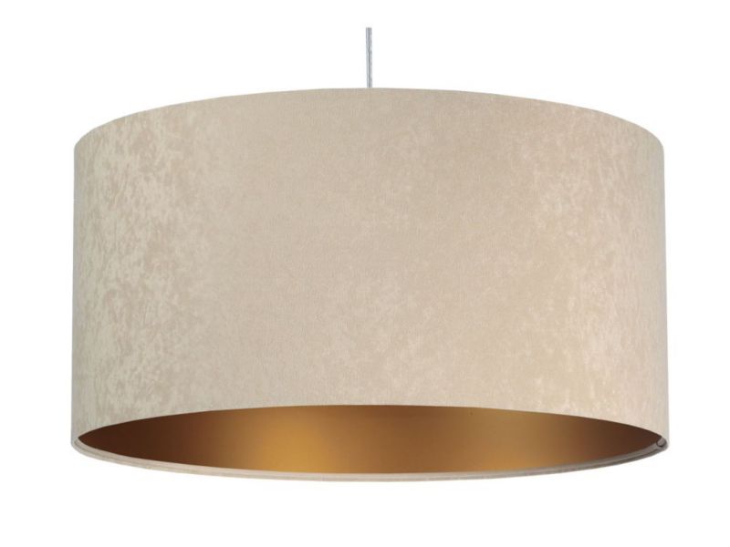 Lampa Bps Koncept wisząca HOME 60 beżowa/złota 1 szt