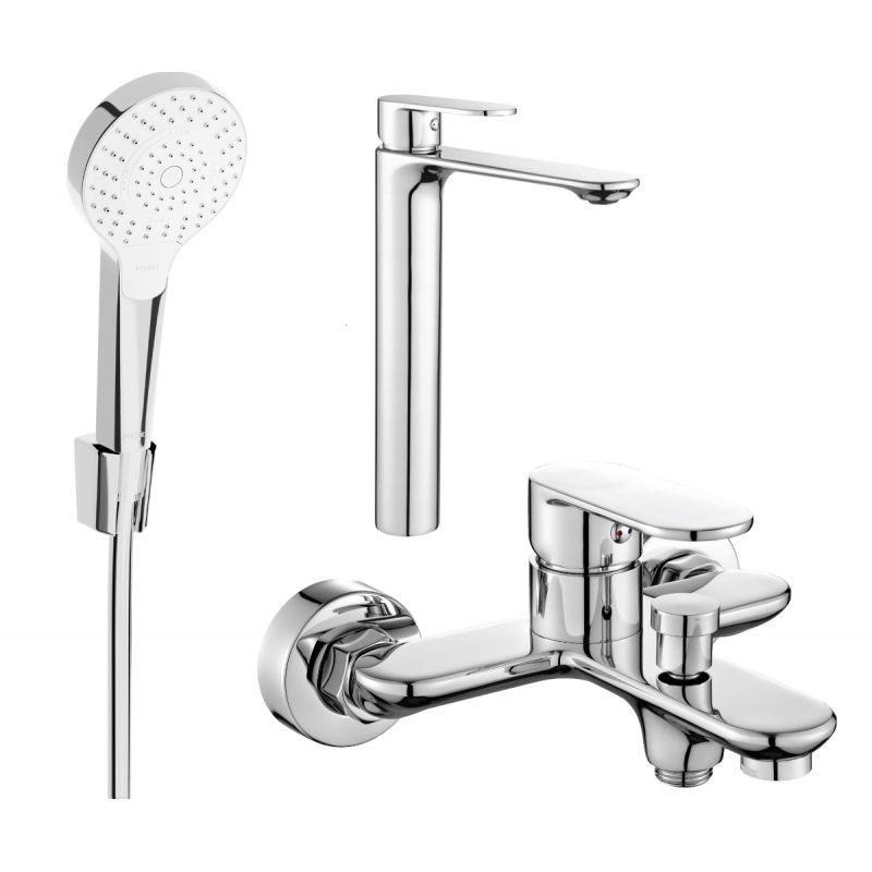 Zestaw wannowy Mexen Milo chrom 71313R05-00 1 szt.