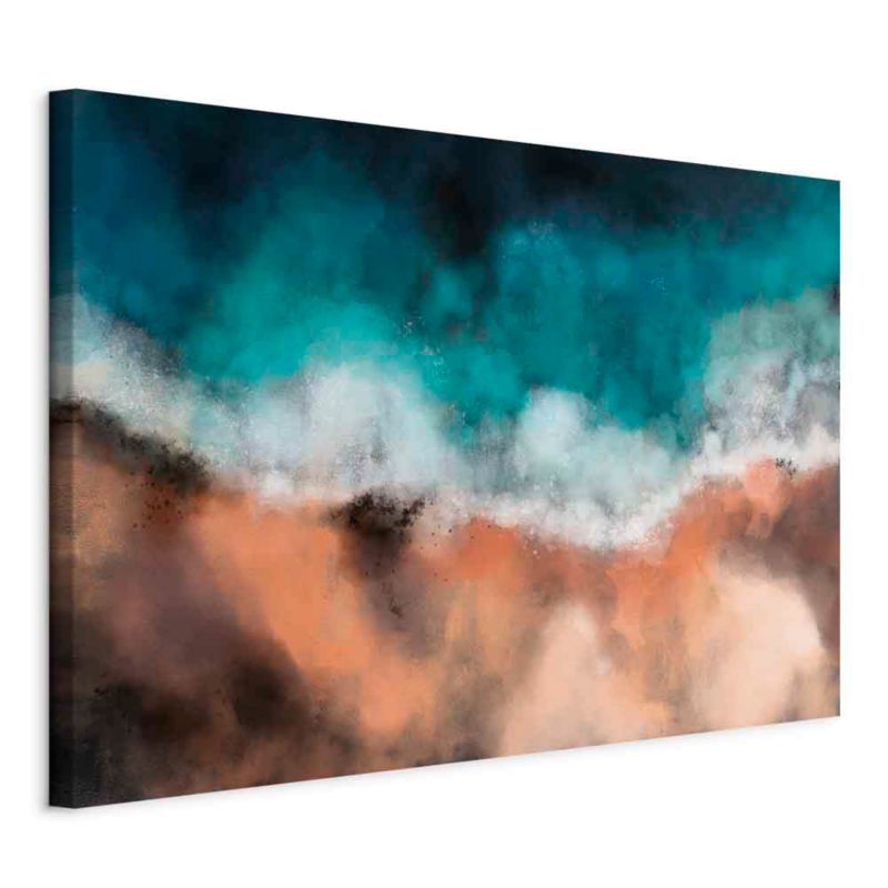 Obraz Artgeist Fale na piasku 120 x 80 cm płótno włoskie 1 szt