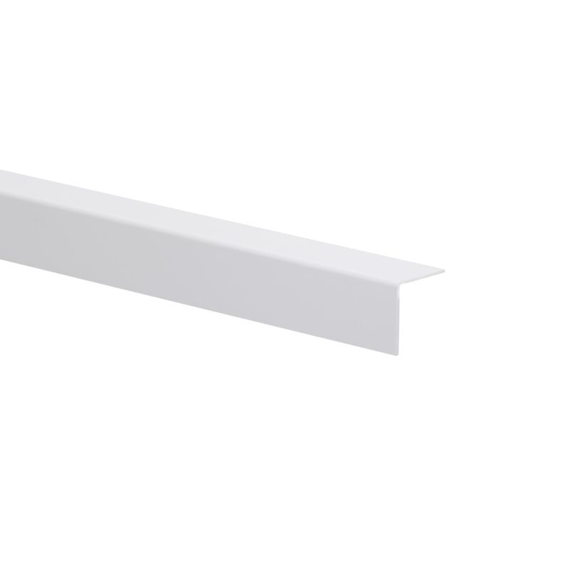 Kątownik PVC 1000 x 20 x 20 x 1 mm biały połysk