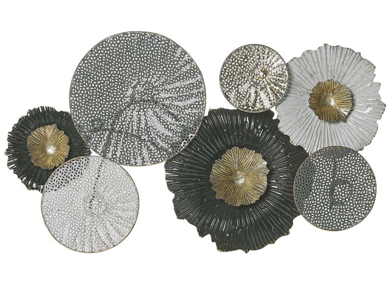 Dekoracja ścienna Zirconium Metal Czarny 1 szt.
