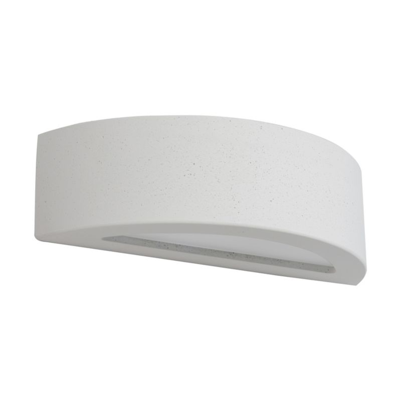 Kinkiet SPOT Light 1xE27 Max.40W Połączenie Białego Betonu z Szronionym Szkłem, Polski Producent, 1 szt.
