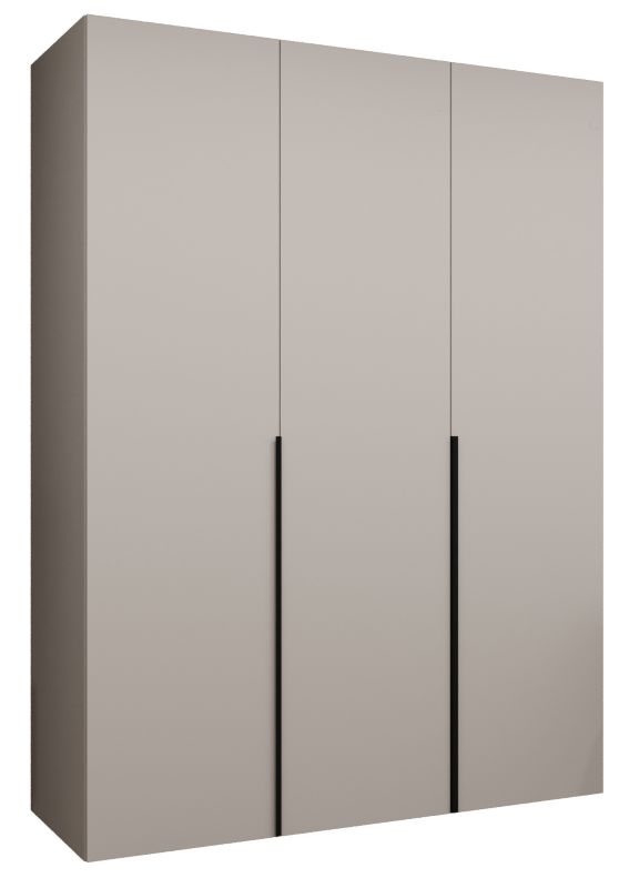 Szafa uchylna Abiks ALICANTE 1 150 wys 202 cm Kaszmir + Czarny 1 szt
