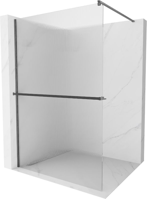 Ścianka prysznicowa Mexen Kioto+ gun gray 70x200 cm 800-070-121-66-09 1 szt.