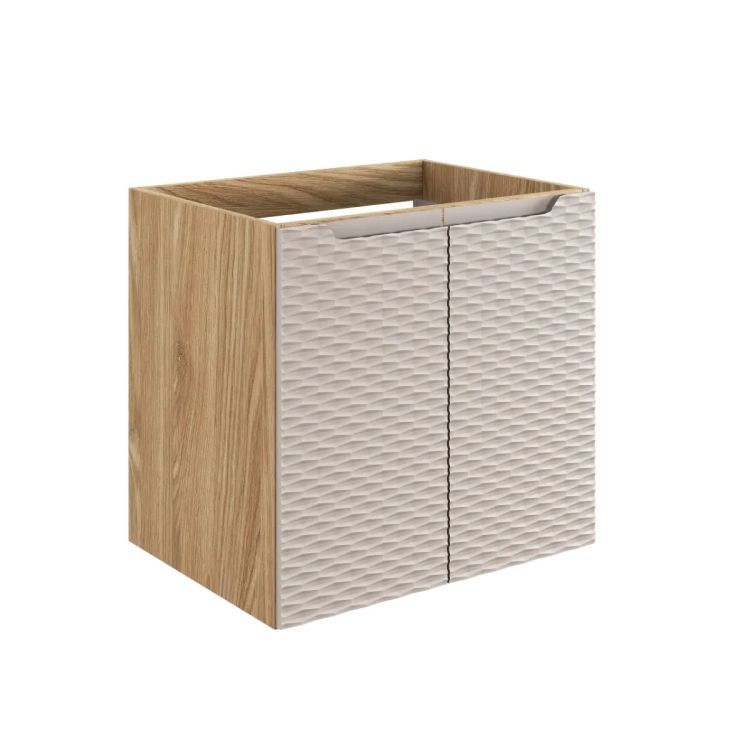 Szafka Comad pod umywalkę OCEAN BEIGE 82-60-2D 60cm dąb olejowany/beżowa 1 szt
