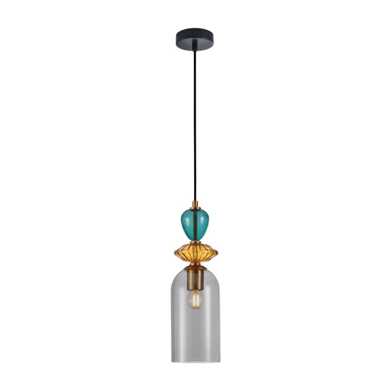 Lampa wisząca Busco C 1 x E27 smoke