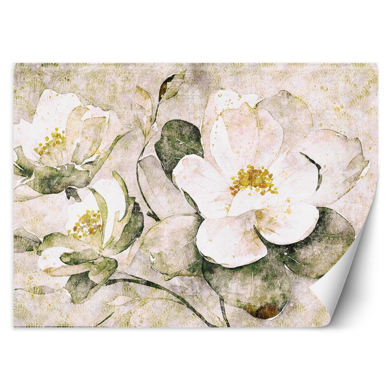 Fototapeta Feeby Białe kwiaty natura 300x210 1 szt