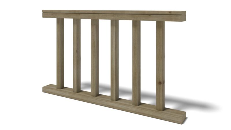 Balustrada do altany, drewniana, 1szt.