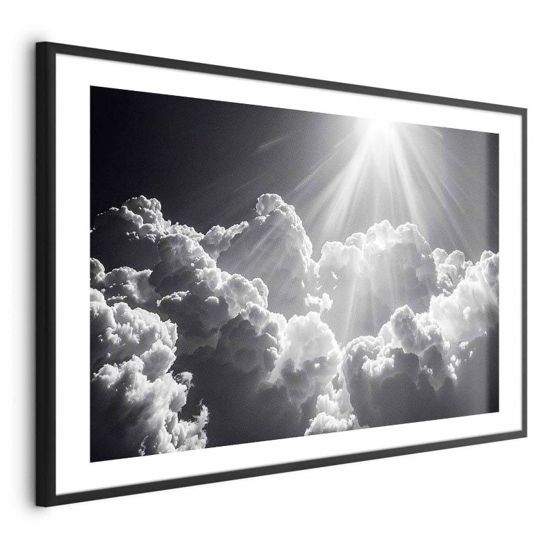 Plakat Artgeist Nadzieja w chmurach 42x29,7 cm z ramą czarną 1 szt
