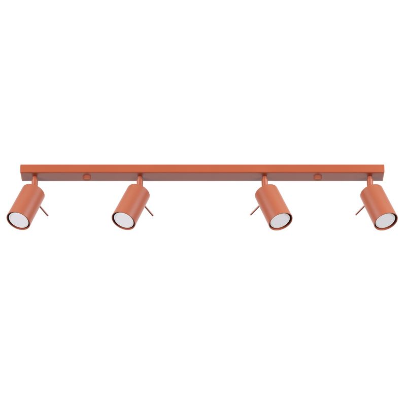 Plafon Sollux Lighting RING 4L ochra czerwona 1 szt.