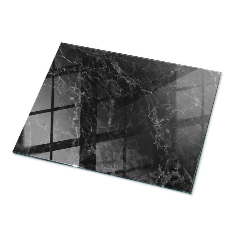 Blat szklany Tulup 80x60 cm Wzór marmurowy z żyłkami 1 szt.