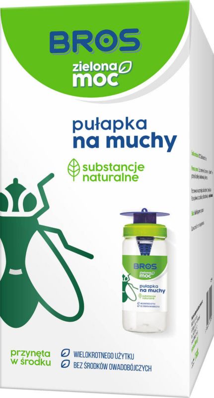 Pułapka na muchy Bros Zielona Moc