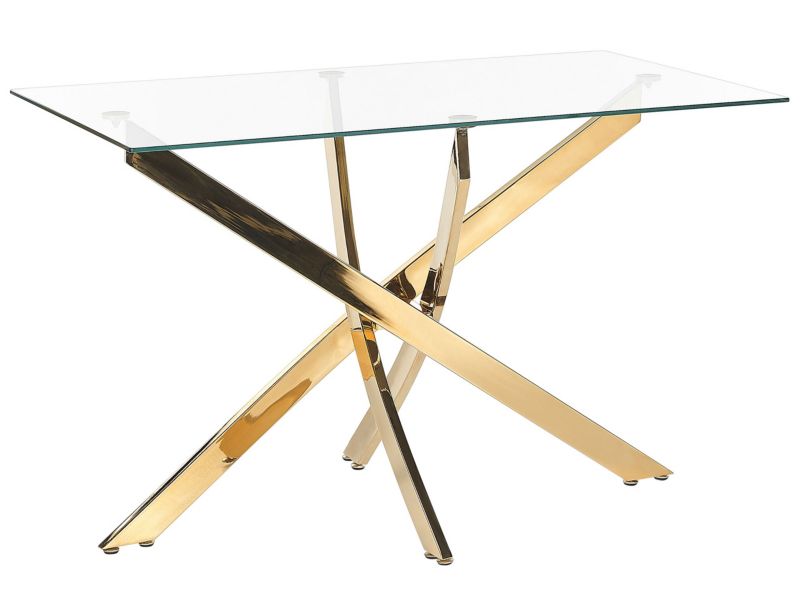 Stół do jadalni Maramo 70 cm 120 cm Złoty 1 szt.