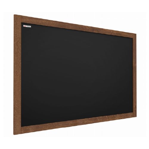 Tablica kredowa 200x100 cm ALLboards rama drewniana klasyczny brąz 1 szt.