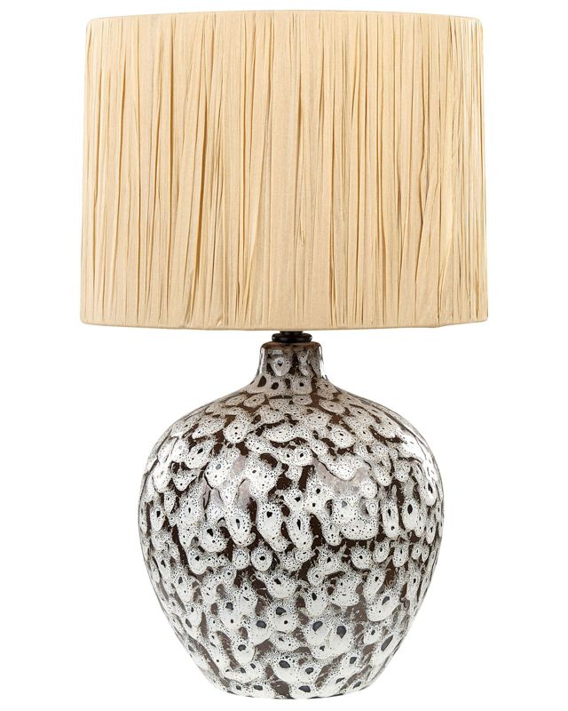 Lampa stołowa Yunes Ceramika Naturalny 1 szt.
