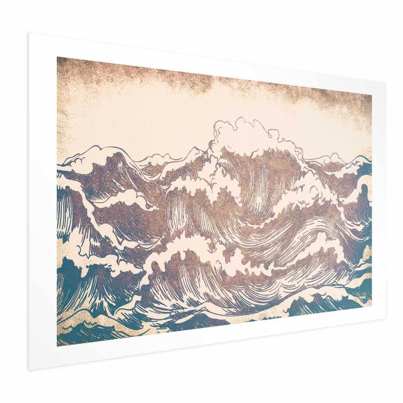 Plakat Artgeist Olbrzymie fale 60x40 cm bez ramy 1 szt