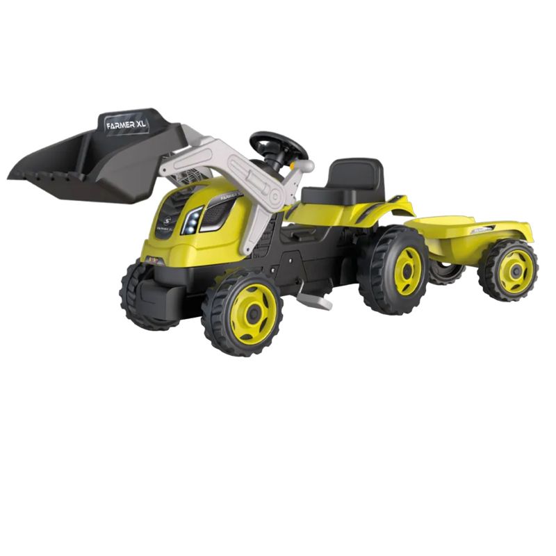 Traktor Smoby na Pedały Zabawka dla Dzieci Farmer Max z Przyczepką 1 szt