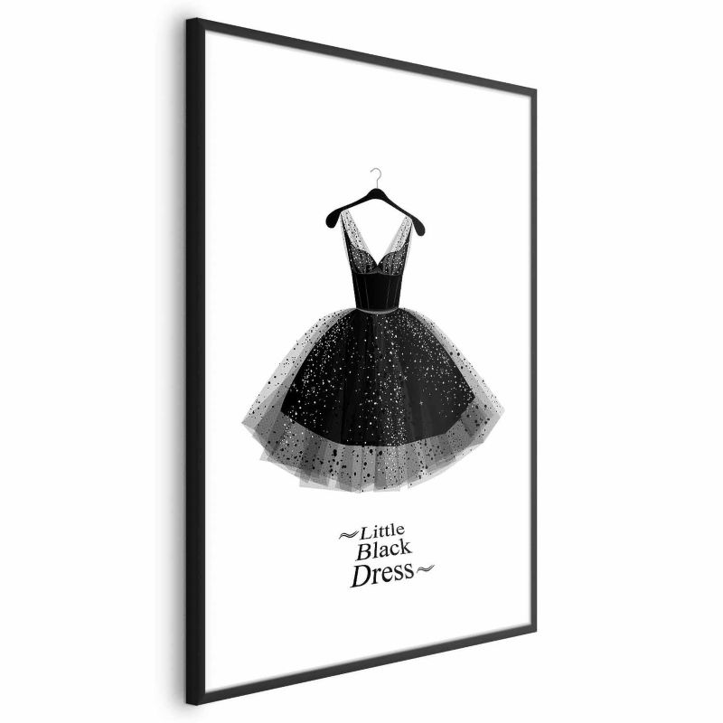 Plakat Artgeist Mała sukienka 21x30 cm z ramą czarną 1 szt