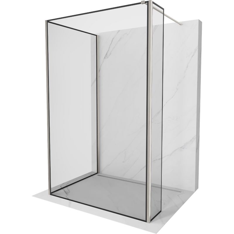 Ścianka prysznicowa Mexen Kioto czarny wzór 110x90x40 cm 800-110-090-221-97-70-040 1 szt.