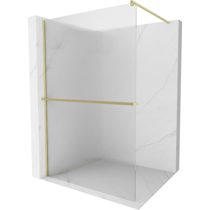 Ścianka prysznicowa Mexen Kioto+ złota szczotkowana 90x200 cm 800-090-121-55-09 1 szt.