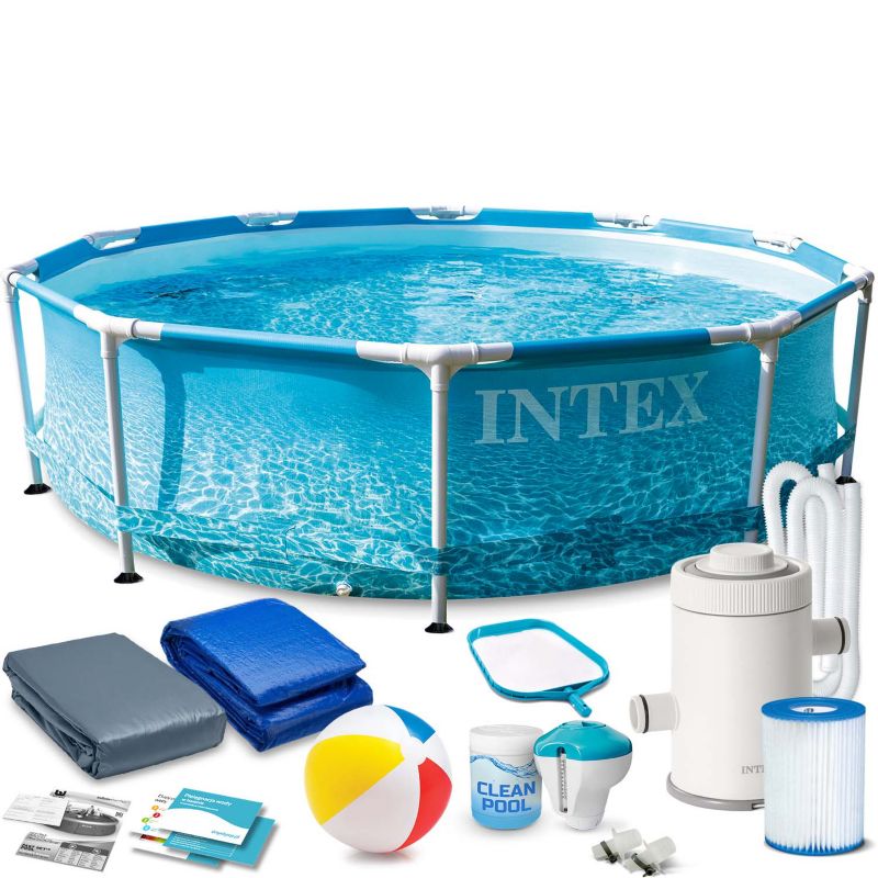 Basen ogrodowy Intex stelażowy z pompą 305x76cm 28208-15W1 1szt.