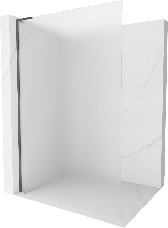 Ścianka prysznicowa walk-in Mexen Kioto szron gun gray 80x200 cm 800-080-103-66-30 1 szt.