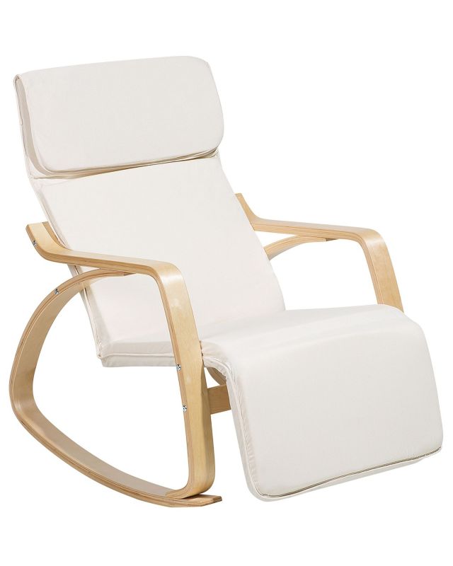 Fotel bujany Weston Kremowy 1 szt.