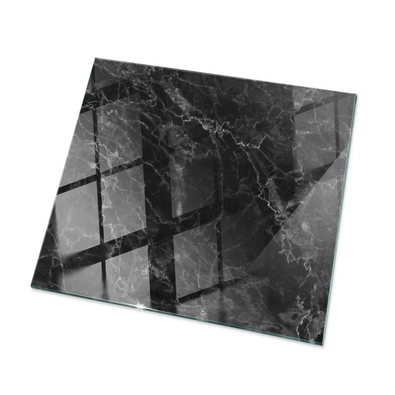 Blat szklany Tulup 60x60 cm Wzór marmurowy z żyłkami 1 szt.