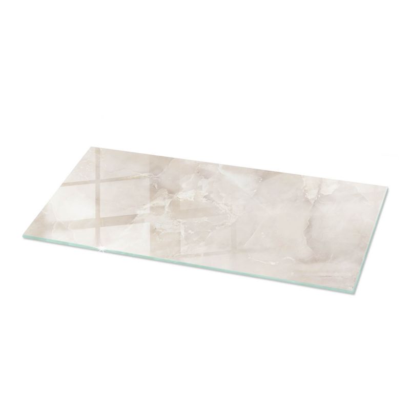 Blat szklany Tulup 125x50 cm Marmurowy wzór tekstury 1 szt.