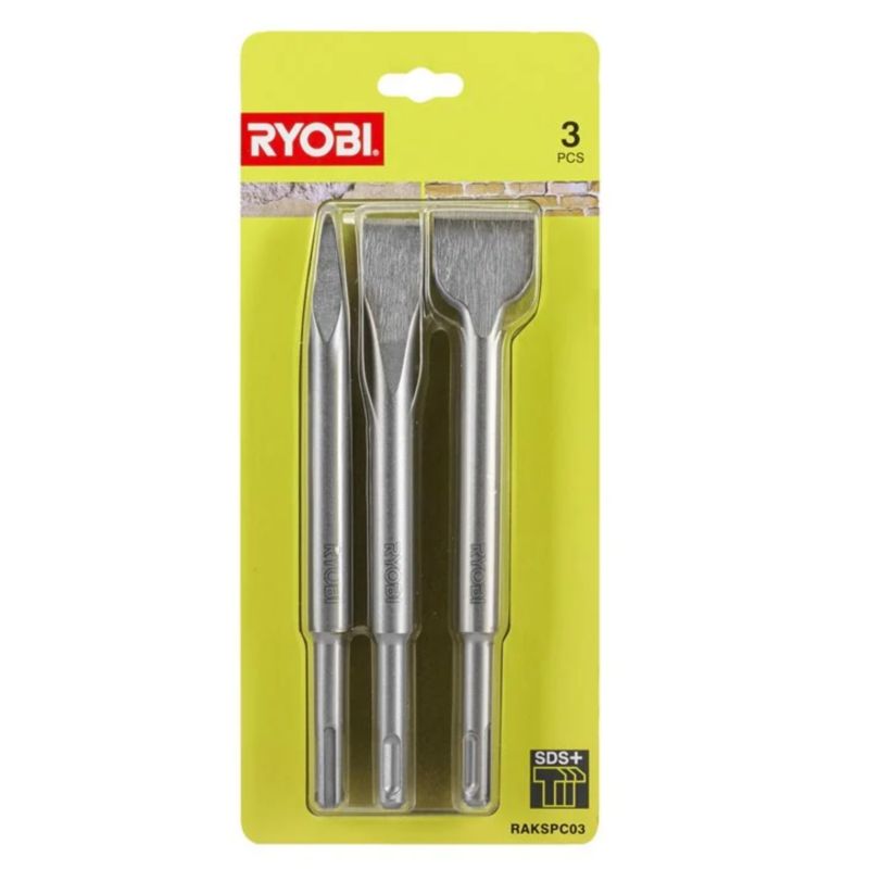 Zestaw Dłut RYOBI SDS+ 3 Elementy 1szt.