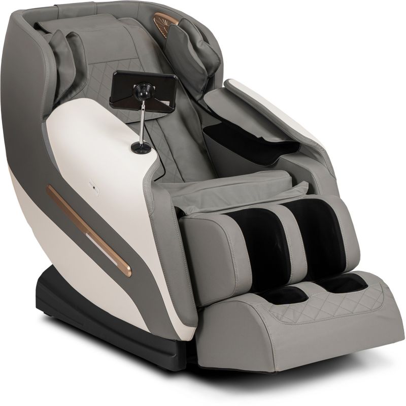 Fotel Masujący Vx Max Mebel Elite Wypoczynkowy Szary 1 szt