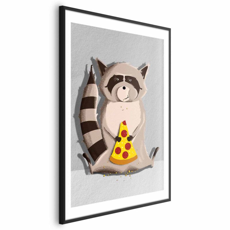 Plakat Artgeist Szop łasuch 21x30 cm z ramą czarną 1 szt