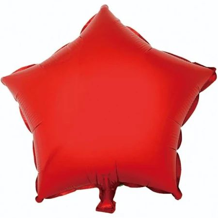 BALON FOLIOWY GWIAZDA 19 CZERWONA