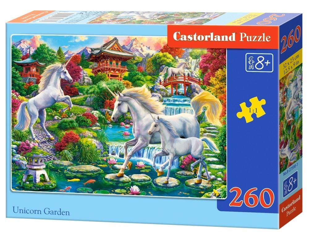 Castorland Puzzle 260 el. Unicorn Garden