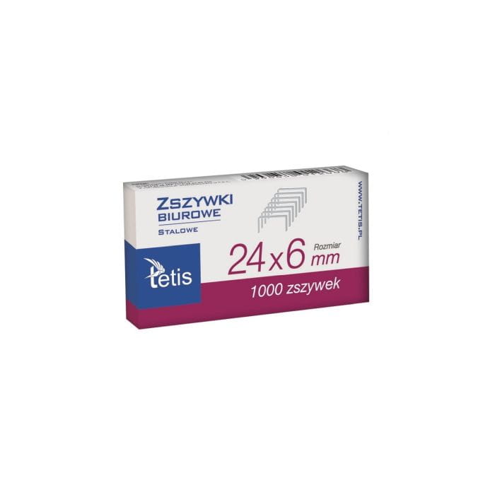 Zszywki biurowe Tetis, typ 24/6