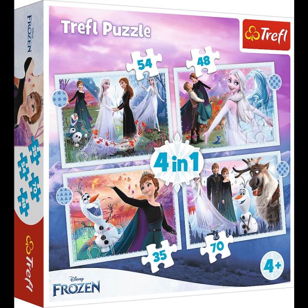 PUZZLE 4W1 MAGIA W LESIE KL2