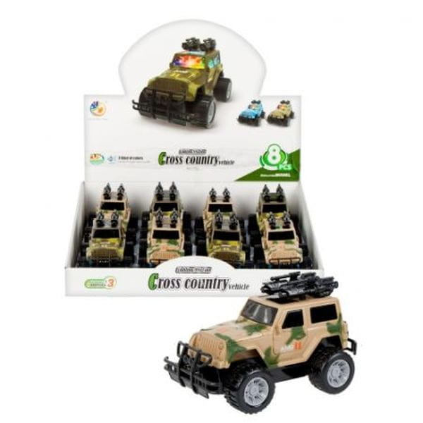 AUTO WOJSKO ŚWIATŁO/DŹWIĘK 16CM