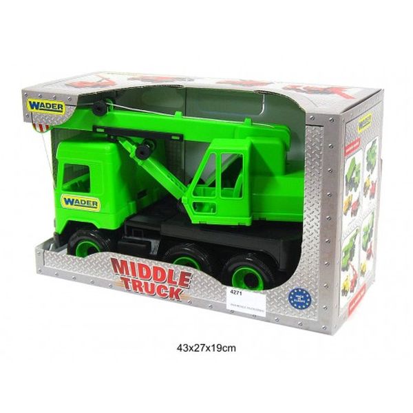MIDDLE TRUCK DŹWIG ZIELONY W KARTON